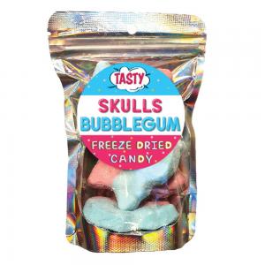  Frystorkat Godis MINI Skalle Bubblegum 55g