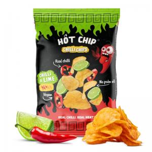  Hot Chip Potato Chips Chili Lime 80g