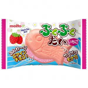  Meito Puku Puku Strawberry Fish Cookie 16g