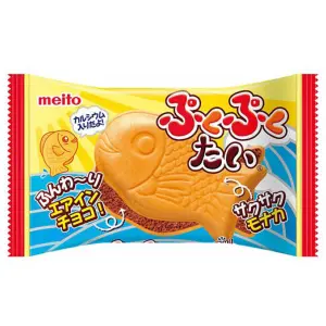  Meito Puku Puku Chocolate Fish Cookie Japan 16g