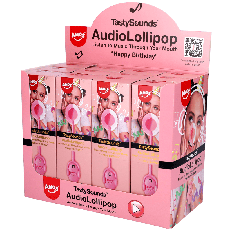  TastySounds Honey Peach Audio Lollipop Happy B-Day 12g