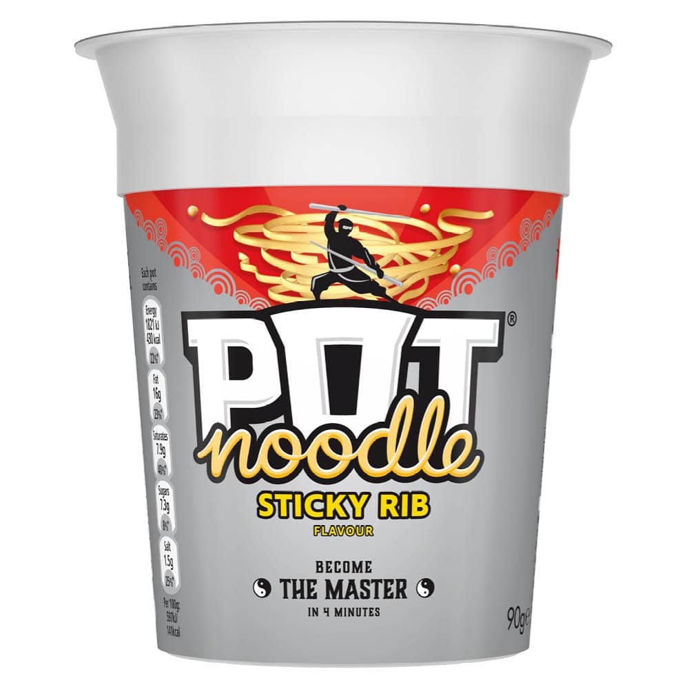  King Pot Noodle Sticky Rib 90g