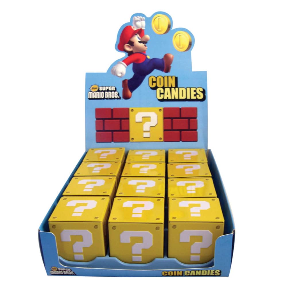  Super Mario Question Mark Coin Candies 34g