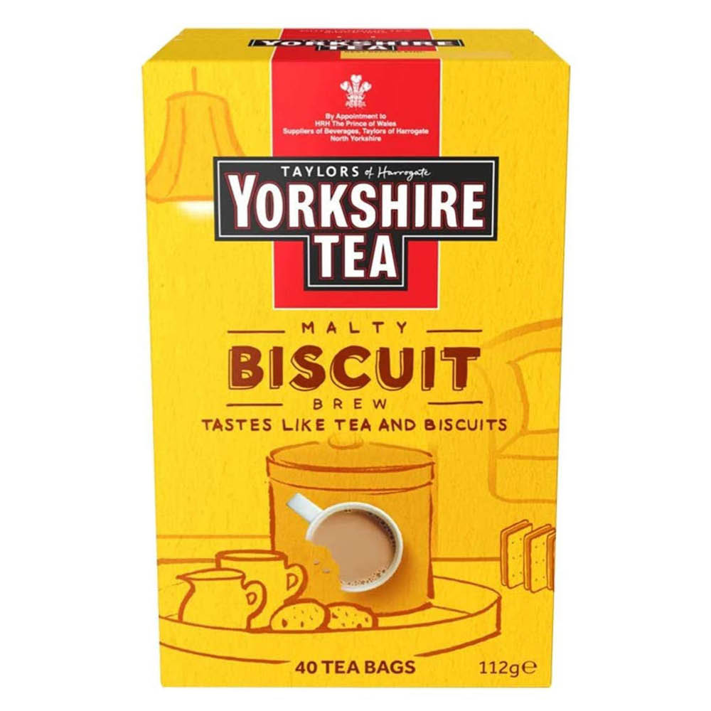  Yorkshire Tea Biscuit Brew 40 påsar